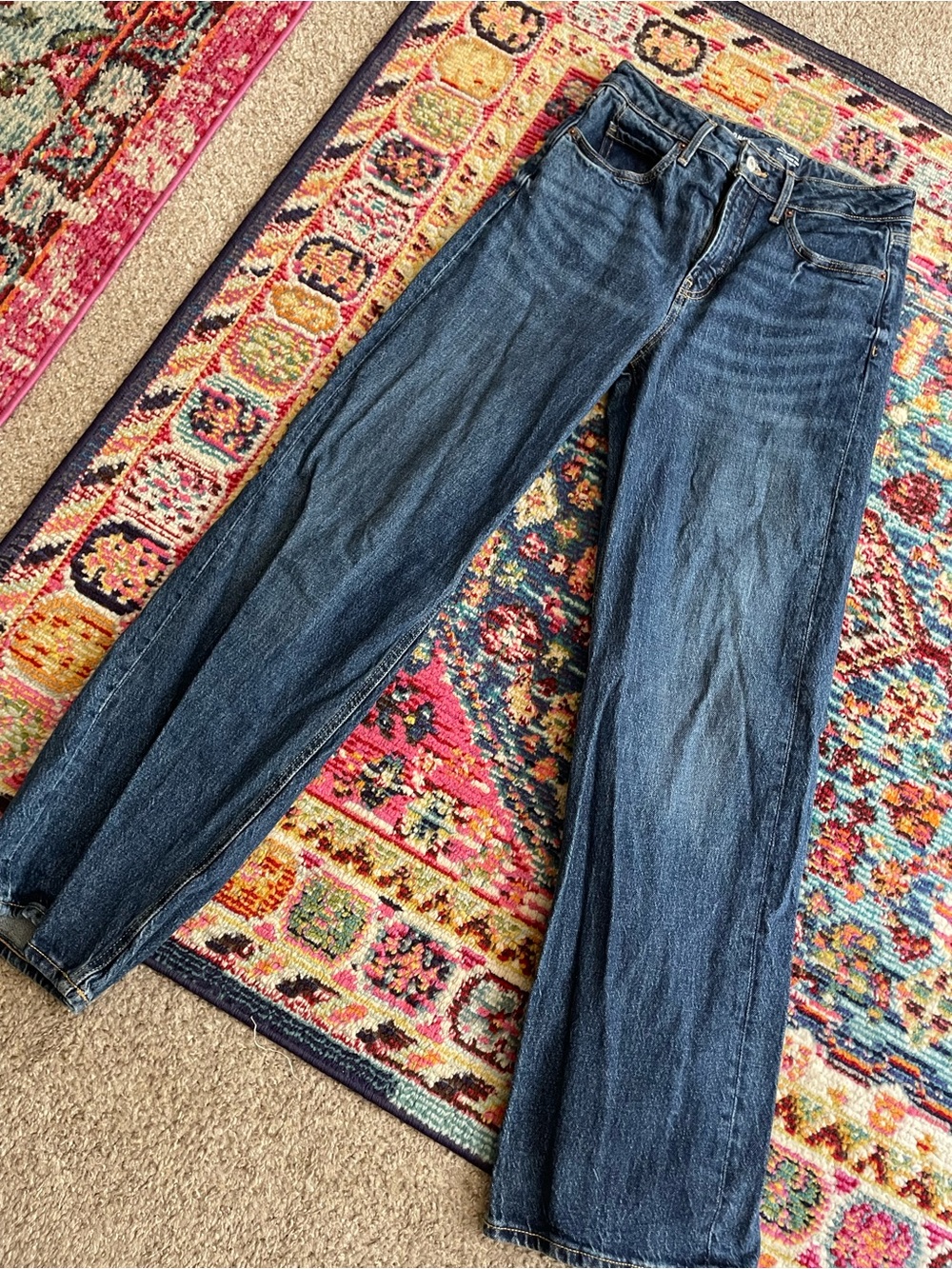 Old Navy BAGGY& Wide leg Jeans. Two pairs for ONE PRICE! - Picture 2 of 13